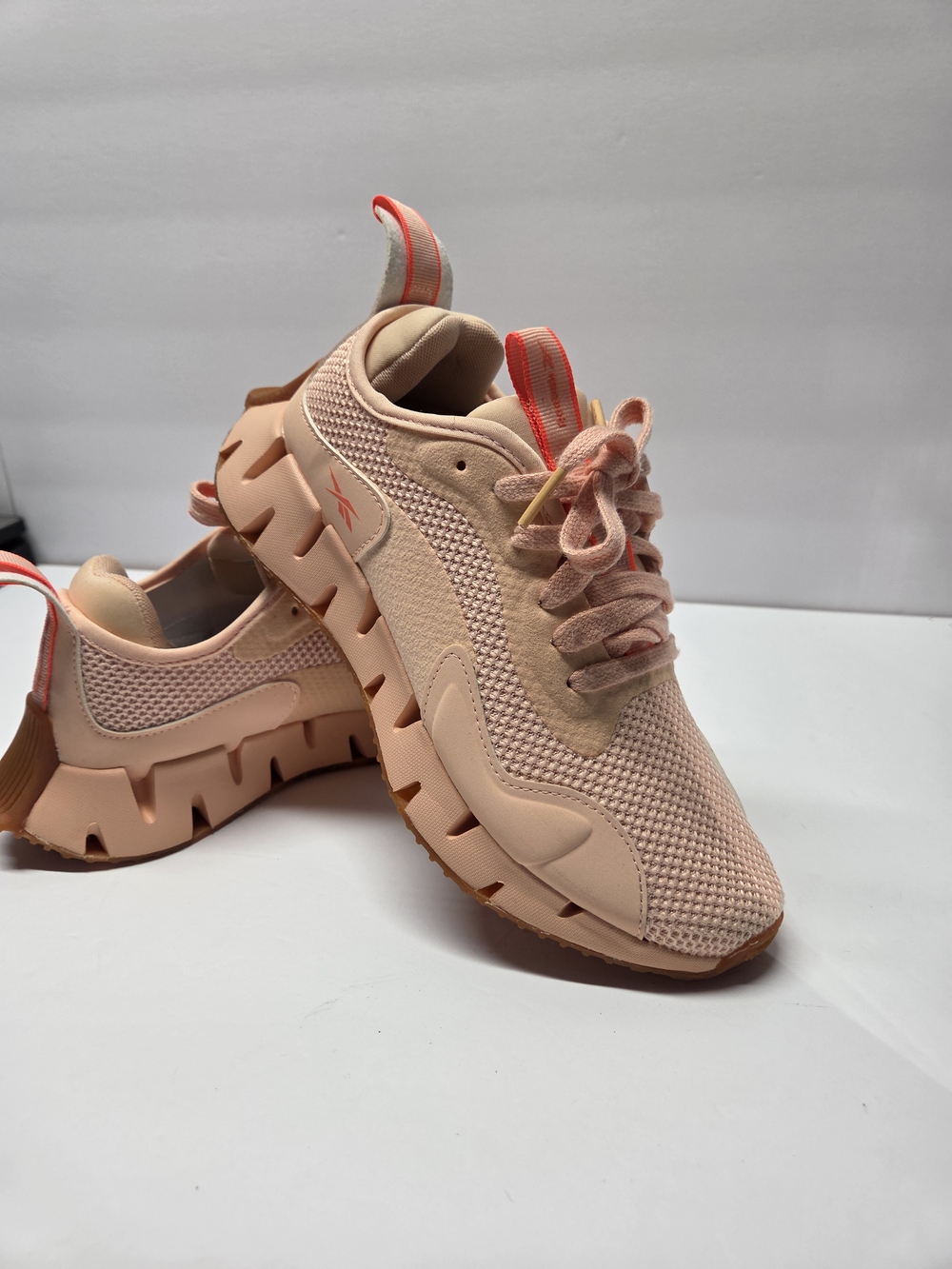 Reebok Women's Peach Pink Athletic Sneakers